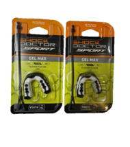 2 pk Shock Doctor Sport Gel Max Flavor Fusion lime Mouth Guard Youth 10- - $22.74