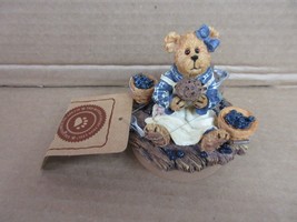NOS Boyds Bears Muffin B Bluebeary 651216YC Large Decorative Candle Topper  AA* - £28.96 GBP