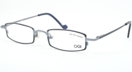 Ogi Mod 2224 974 Black /BLUISH Silver Eyeglasses Glasses Frame 45-20-135 (Notes) - £44.52 GBP