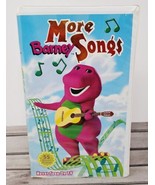 More Barney Song (VHS, 1999) White Clamshell Purple Dinosaur Songs Baby ... - £4.29 GBP