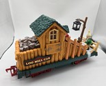 New Bright 1995 Holiday Express Animated Train Log Mill Car - $39.59