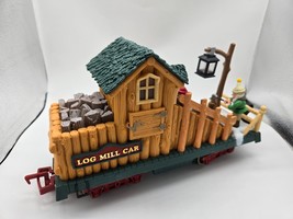 New Bright 1995 Holiday Express Animated Train Log Mill Car - £30.96 GBP