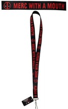 Buckle Down Marvel Deadpool Merc with a Mouth LANYARD (1in Wide 22in Lon... - €4,24 EUR