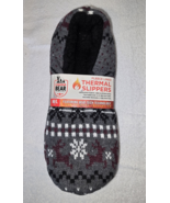 New Fleece Lined Thermal Slippers Size M/L TSL-24-3678 - $7.91