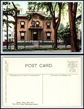 MASSACHUSETTS Postcard - Salem, Now &amp; Then Club House, Washington Square K3 - £2.40 GBP