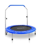 SereneLife Portable &amp; Foldable Trampoline - 40&quot; in-Home Mini Rebounder w... - £124.82 GBP