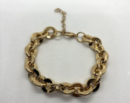 Vintage Gold Tone Belcher Bracelet - £6.17 GBP
