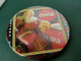 Collectable Coca Cola Santa Claus Badge Button Pinback Vintage - $18.96