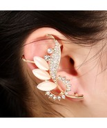 Elegant Opal Earring (ONE EAR) With Rhinestone &amp; Diamond - Pierced - £12.01 GBP