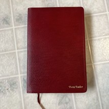 KJV Giant Print Reference Bible with Index Tabs Red 2010 Red leather with name - £37.47 GBP