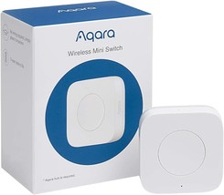 Aqara Wireless Mini Switch, Requires AQARA HUB, Zigbee Connection, Versatile - £28.24 GBP