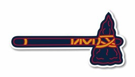 Atlanta Braves &quot;Tomahawk&quot; Precision Cut Decal (BLUE) - $75.54 MXN+