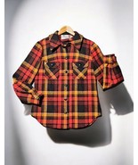 Vintage 60s Pendleton Knockabouts Orange Plaid Virgin Wool Jacket Womens... - €194,27 EUR