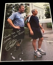 Hand Signed B&W Photo US Army Sergeant Christian Bagge Autograph George W. Bush image 2