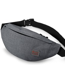 TINYAT Male Men Waist Bag Pack Casual Functional Money Phone Belt Bag Women Bag  - £53.90 GBP