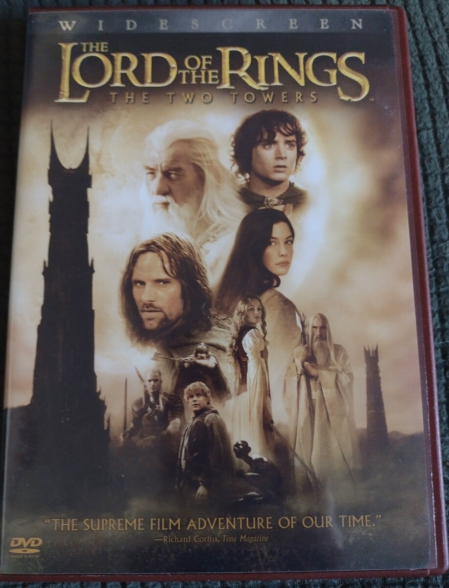 Lord of the Rings: The Two Towers Widescreen Edition DVD - $5.00