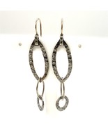 Vintage Signed Sterling Silpada Israel Hammered Large Rolo Chain Dangle ... - $66.53 CAD