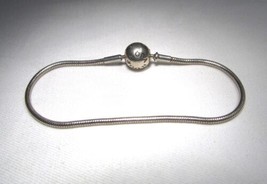 Sterling Silver Pandora Bracelet 6 5/8&quot; Long C3705 - £38.77 GBP