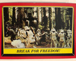 Vintage Star Wars Return of the Jedi trading card #108 Break For Freedom - $1.97