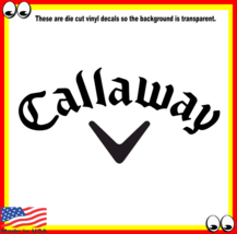 Callaway Golf Logo 6&quot; Wide Vinyl Decal Sticker - £3.94 GBP