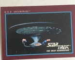 Star Trek The Next Generation Trading Card Vintage 1991 #90 USS Enterprise - $1.97