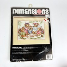 Dimensions Teddy Bear Tea Party Sealed Cross Stitch Kit 3733 Dawna Barto... - $29.69