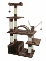 THE &quot;CHARLOTTE&quot; 60&quot; TALL CAT TREE - 1 COLOR -FREE SHIPPING IN THE UNITED... - $135.95