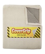 CoverGrip Quick Drop 8 oz Canvas Safety Drop Cloth, 3.5&#39; x 4&#39; - $33.62 CAD