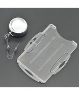 fujiyuan 1 pcs 3 cm Metal YOYO Reel + 1 pcs Plastic ID Card Badge Holder... - $6.99 CAD