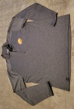 Orange Crush Gray Quarter Zip Shirt Large - $7.69