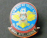 NAVY NAVAL INTELLIGENCE IN GOD WE TRUST OTHERS WE MONITOR LAPEL PIN BADG... - $5.74