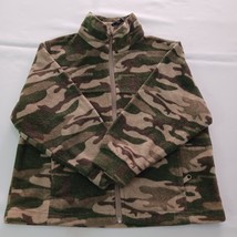 Columbia WH6070 Youth Boy&#39;s Size 6/7 Brown Camouflage Fleece Full Zip Ja... - $26.38 CAD