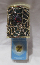 Bath & Body Works Wallflower Fragrance Plug Spooky Spider Web Jeweled Nightlight - $33.62
