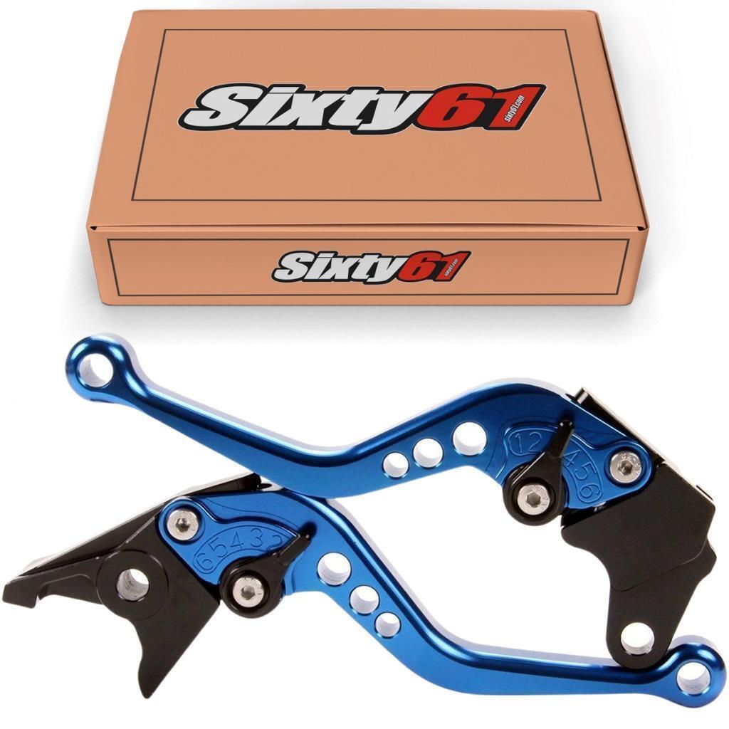 Suzuki GSX 8S 2023-2024 Levers Blue Brake Clutch Adjustable Short Set - $74.92