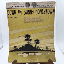Antique Sheet Music, Down in Sunny Honeytown Jungle Jingle by Jack Mahoney - £11.44 GBP