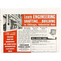 1948 Chicago Tech College Engineering Advertisement Skilled Trades Schoo... - $19.99