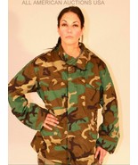 M-65 COLD WEATHER MILITARY WOODLAND SMALL REGULAR FIELD BDU HOODED COAT ... - €28,69 EUR