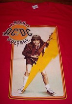 VINTAGE STYLE ACDC HIGH VOLTAGE ANGUS YOUNG T-Shirt XL NEW - $19.80