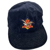 Vintage Eagle Anheuser Busch Beer Patch Trucker Hat Corduroy  *READ - $20.95