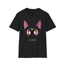 Luna Sailor Moon Cat Softstyle T-Shirt, Magical Cat Shirt, Cosplay Gift Shirt - $19.50+