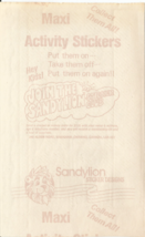 SUPER RARE 1984 Sandylion Maxi Activity Stickers Metallic Jewelry Dress-Up - £78.01 GBP