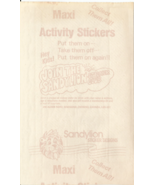 SUPER RARE 1984 Sandylion Maxi Activity Stickers Metallic Jewelry Dress-Up - £78.90 GBP