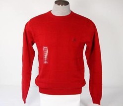 Izod Red Knit Crewneck Sweater Men&#39;s Small S NWT $55 - $49.49