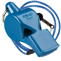 Blue Fox 40 Pearl Whistle Official Coach Safety Alert Rescue Free Lanyard - £6.80 GBP