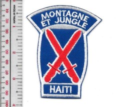 10th Army Haiti  Mountain Division Operation Uphold Democracy Montagne Jungle - £8.64 GBP