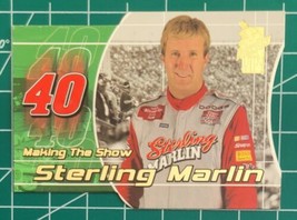 2002 Nascar Press Pass VIP Making the Show Sterling Marlin #MS 18/24 - $1.73