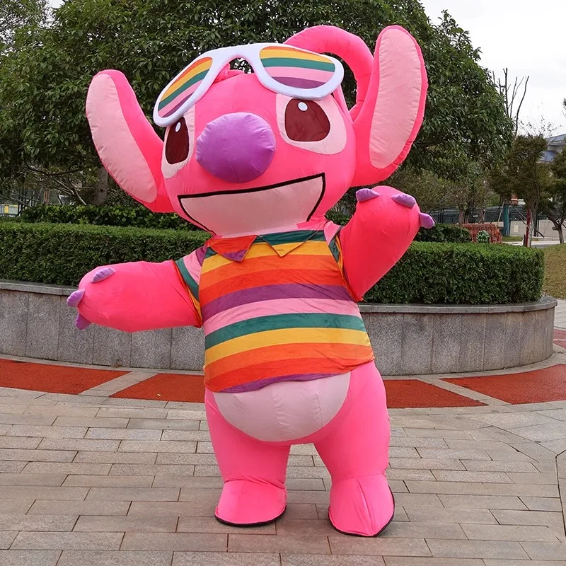 MINISO Blue Lilo Stitch Mascot Costume Cartoon Character 2m/2 6m -2M 17 - $15,630.10 MXN