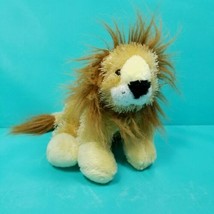 Ganz Webkinz Lion Plush HM006 No Code Stuffed Animal Cute Brown Tan 9&quot; Long - £11.72 GBP