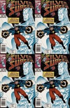 Silver Surfer #90 Newsstand Covers (1987-1998) Marvel Comics - 4 Comics - £9.79 GBP