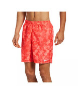 Nike Men&#39;s Cloud Dye Packable 7 Inch Volley Shorts in Bright Crimson-Siz... - $29.99